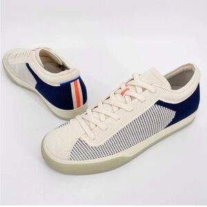 Rothy’s Classic Navy Lace Up Sneakers 9